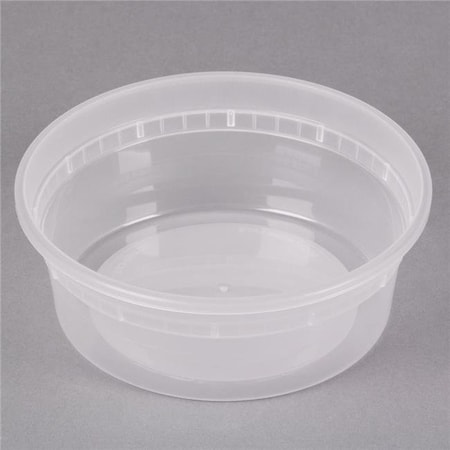 Pactivoration Pactiv Corporation L5008Y Delitainer Polypropylene Container; 8 oz. L5008Y